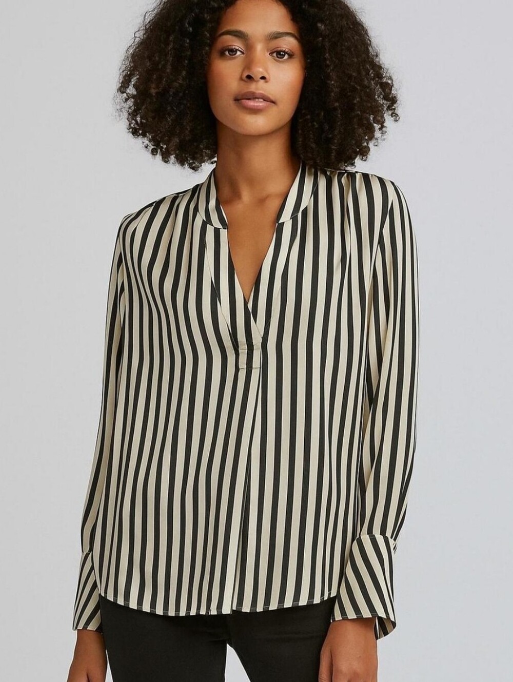Banana Republic Striped Popover